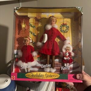 Rare NRFB sisters gift set 1999 Barbie holiday